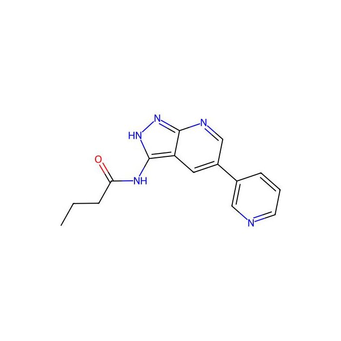 N-(5-Pyridin-3-yl-1H-pyrazolo[3,4-b]pyridin-3-yl)butyramide