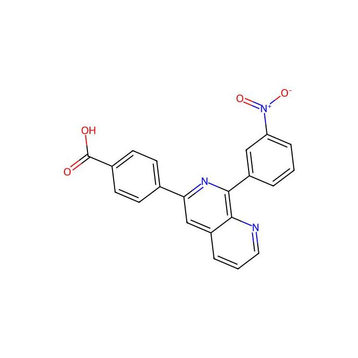 4-[8-(3-nitrophenyl)-1,7-naphthyridin-6-yl]benzoic Acid