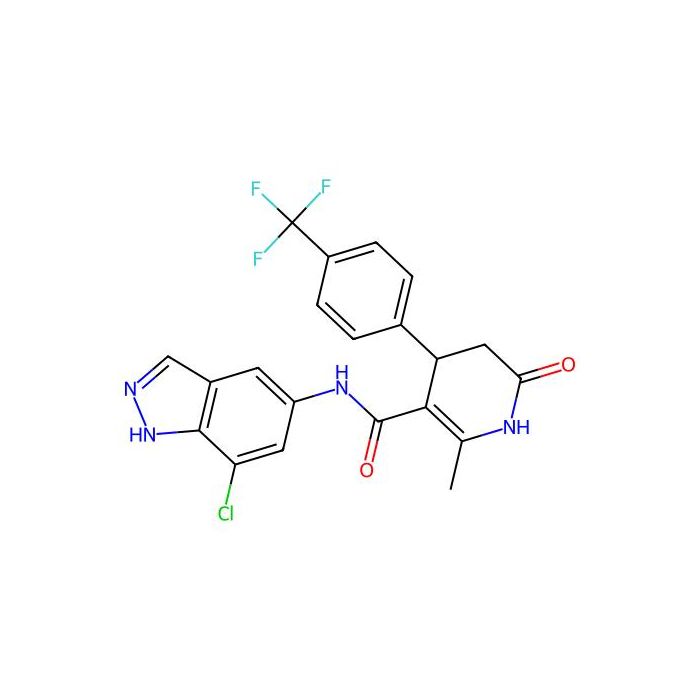 N-(7-chloro-1H-indazol-5-yl)-6-methyl-2-oxo-4-[4-(trifluoromethyl)phenyl]-3,4-dihydro-1H-pyridine-5-carboxamide