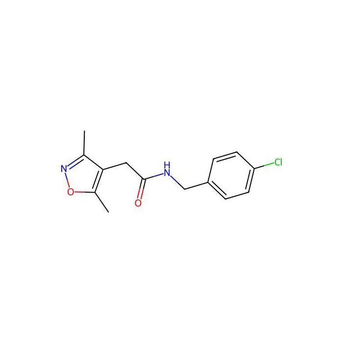 N-(4-chlorobenzyl)-2-(3,5-dimethylisoxazol-4-yl)acetamide