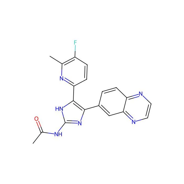N-(5-(5-Fluoro-6-methylpyridin-2-yl)-4-(quinoxalin-6-yl)-1H-imidazol-2-yl)acetamide