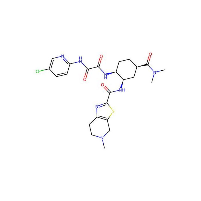 N-(5-chloro-2-pyridyl)-N'-[(1S,2R,4R)-4-(dimethylcarbamoyl)-2-[(5-methyl-6,7-dihydro-4H-thiazolo[5,4-c]pyridine-2-carbonyl)amino]cyclohexyl]oxamide