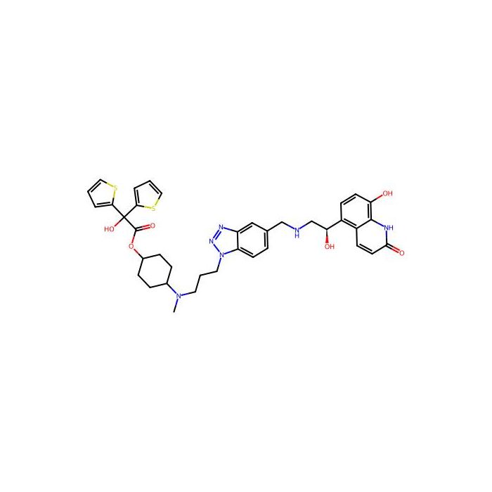 Navafenterol, 肌卡因乙酰胆碱受体 M3 拮抗剂