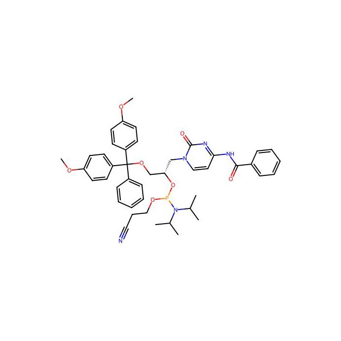 N-[1-[(2S)-3-[bis(4-methoxyphenyl)-phenyl-methoxy]-2-[2-cyanoethoxy-(diisopropylamino)phosphanyl]oxy-propyl]-2-oxo-pyrimidin-4-yl]benzamide
