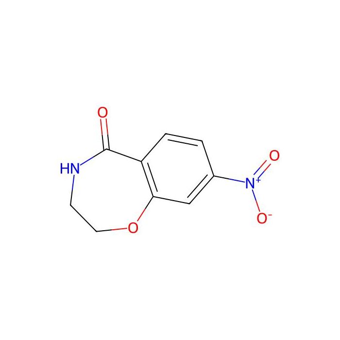 8-nitro-3,4-dihydro-2H-1,4-benzoxazepin-5-one