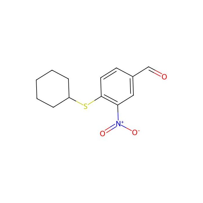 4-(环己硫基)-3-硝基苯甲醛