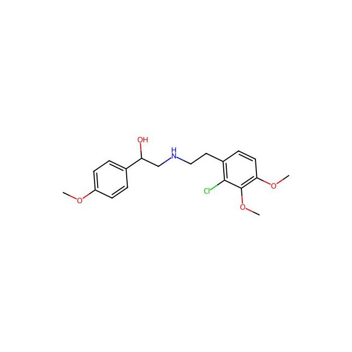 N-[2-羟基-2-(4-甲氧基苯基)乙基]-2-(2-氯-3，4-二甲氧基苯基)乙胺