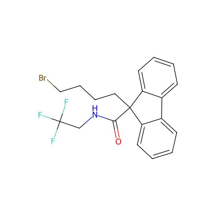 9-(4-溴丁基)-N-(2，2，2-三氟乙基)-9H-芴-9-甲酰胺