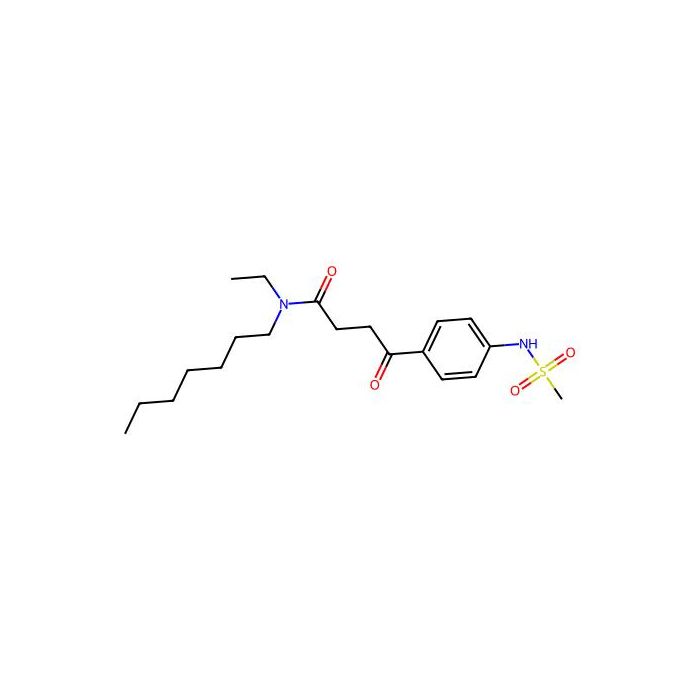 N-乙基-N-庚基-4-(4-(甲基磺酰胺基)苯基)-4-氧代丁酰胺