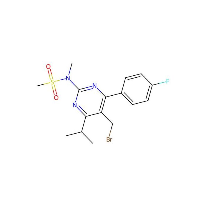 5-(溴甲基)-4-(4-氟苯基)-6-异丙基-2-[甲基(甲磺酰)氨基]嘧啶