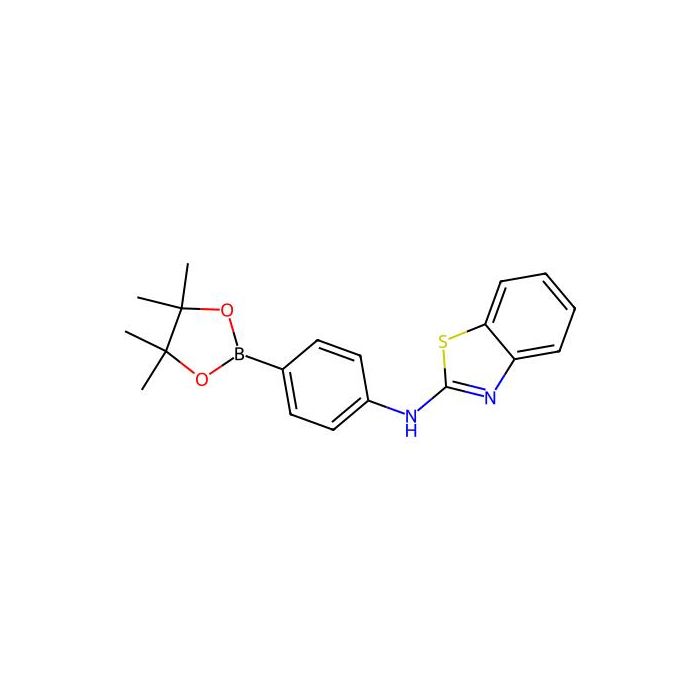 N-(4-(4，4，5，5-四甲基-1，3，2-二氧杂硼杂环戊烷-2-基)苯基)苯并[d]噻唑-2-胺