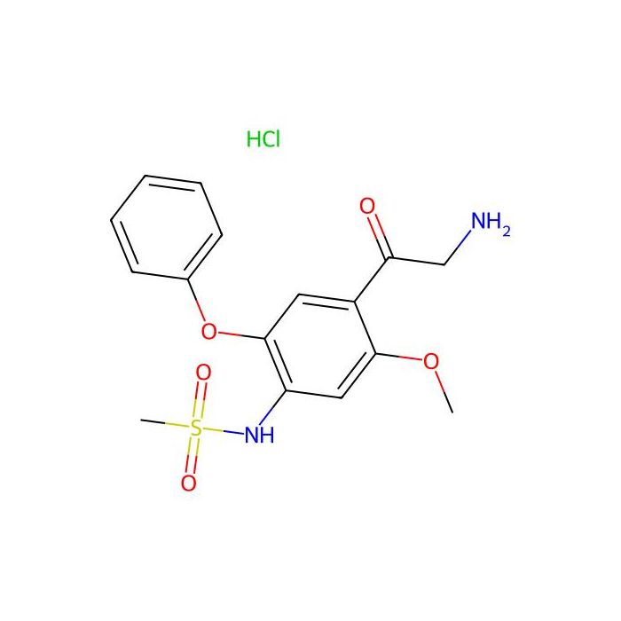 α-氨基-2-甲氧基-4-甲磺酰胺基-5-苯氧苯乙酮盐酸盐