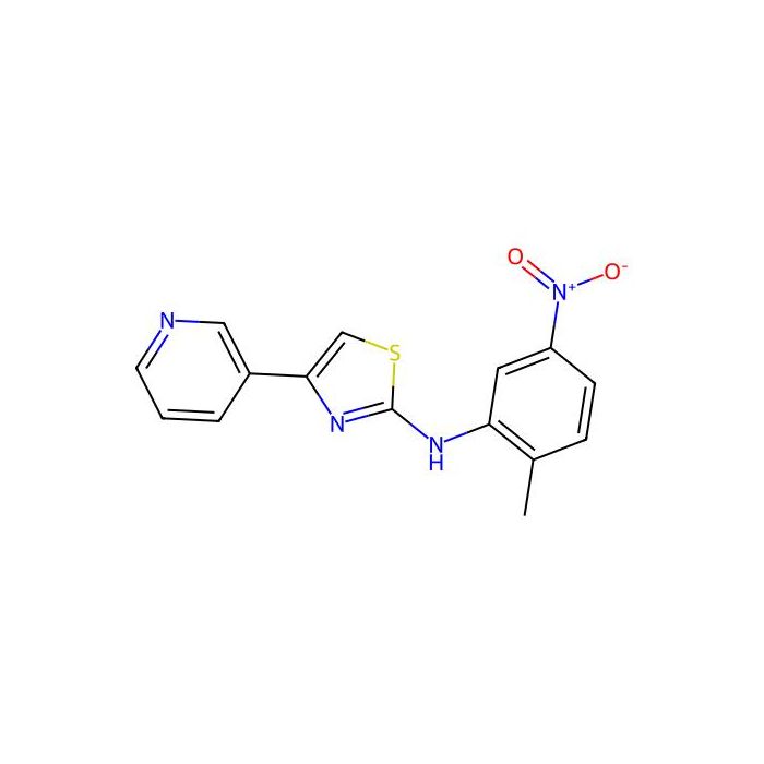 N-(2-甲基-5-硝基苯基)-4-(3-吡啶基)噻唑-2-胺
