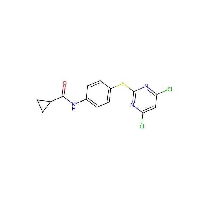 [4-(4,6-二氯嘧啶基-2-磺酰基)苯基l]甲胺环丙羧酸