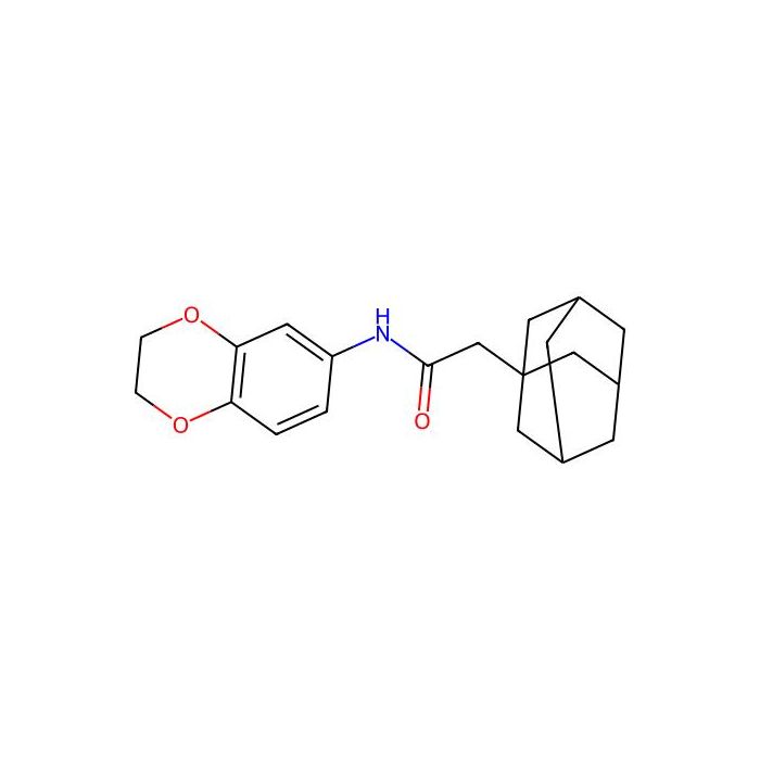 2-(1-金刚烷基)-N-(2，3-二氢-1，4-苯并二恶英-6-基)乙酰胺
