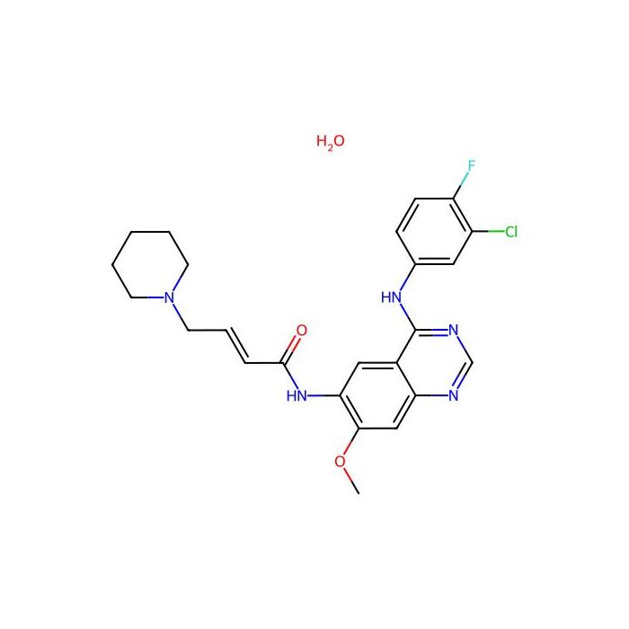 (2E)-N-[4-[(3-氯-4-氟苯基)氨基]-7-甲氧基-6-喹唑啉基]-4-(1-哌啶基)-2-丁烯酰胺水合物