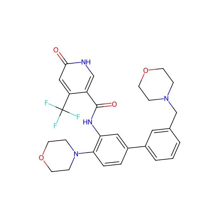 N-[2-morpholin-4-yl-5-[3-(morpholin-4-ylmethyl)phenyl]phenyl]-6-oxo-4-(trifluoromethyl)-1H-pyridine-3-carboxamide