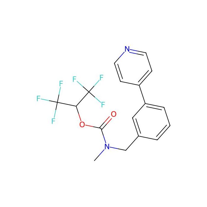 N-methyl-N-[[3-(4-pyridinyl)phenyl]methyl]-,2,2,2-trifluoro-1-(trifluoromethyl)ethylester-carbamicacid