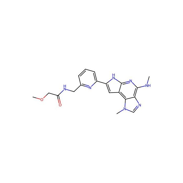 N-((6-(1,6-Dihydro-1-methyl-4-(methylamino)imidazo(4,5-d)pyrrolo(2,3-b)pyridin-7-yl)-2-pyridinyl)methyl)-2-methoxyacetamide
