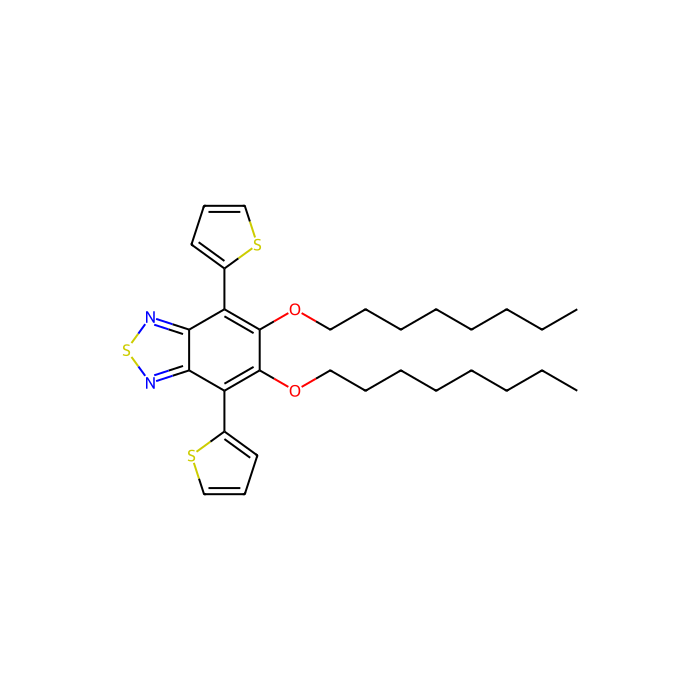 5,6-双（辛氧基）-4,7-二（噻吩-2-基）苯并[c] [1,2,5]噻二唑
