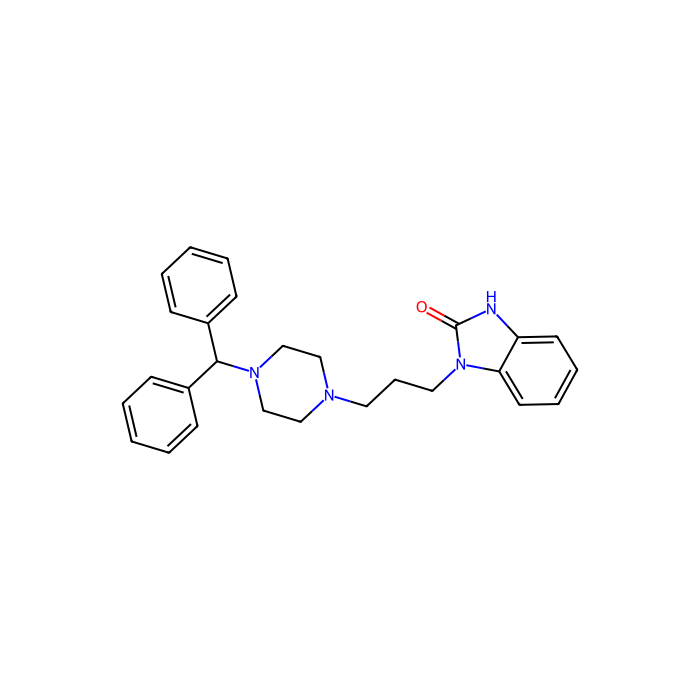 Oxatomide, 组胺 H1 受体拮抗剂