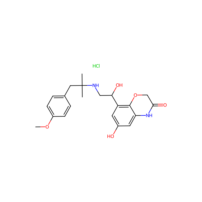 盐酸奥达特罗, β-2 肾上腺素能受体激动剂