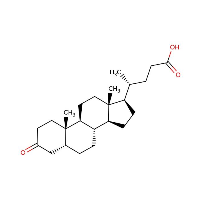 3-氧代-5β-胆烷酸, 孕烷 X 受体激动剂；维生素 D 受体激动剂