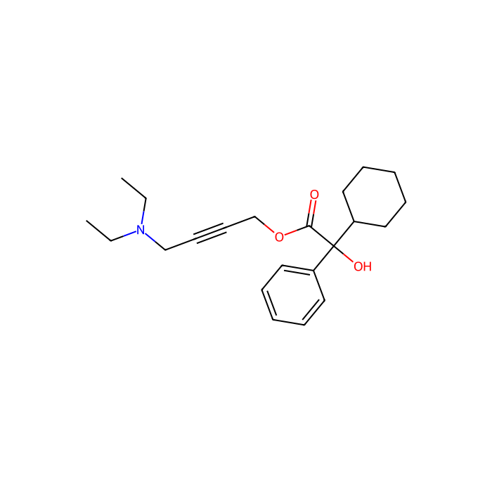 Oxybutynin, 肌卡因乙酰胆碱受体 M3 拮抗剂