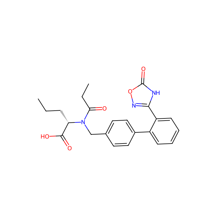 5-oxo-1-2-4-oxadiazol biphenyl, AT 1 受体拮抗剂