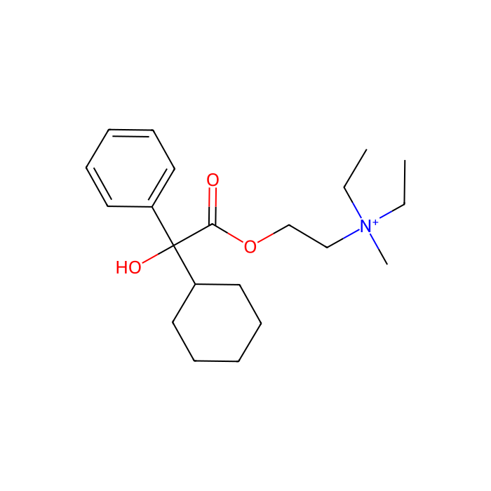 oxyphenonium, M 4 受体拮抗剂