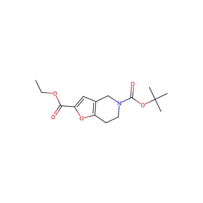 O5-tert-butyl O2-ethyl 6,7-dihydro-4H-furo[3,2-c]pyridine-2,5-dicarboxylate