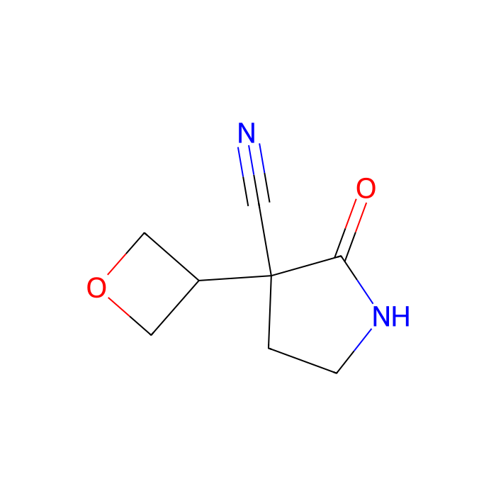 3-(oxetan-3-yl)-2-oxo-pyrrolidine-3-carbonitrile