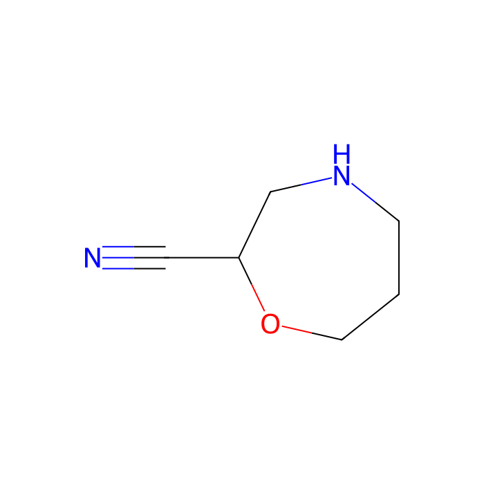 1,4-oxazepane-2-carbonitrile
