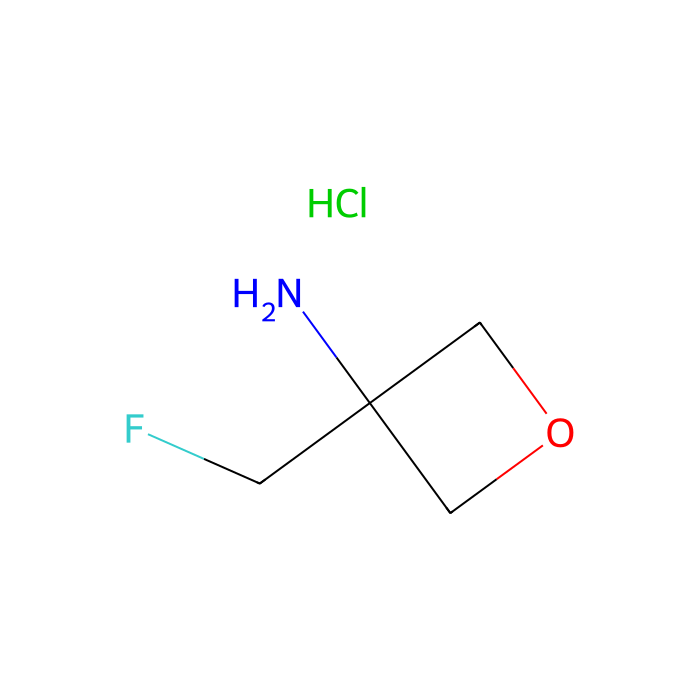 3-(fluoromethyl)oxetan-3-amine hydrochloride