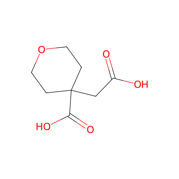 4-(carboxymethyl)oxane-4-carboxylic acid