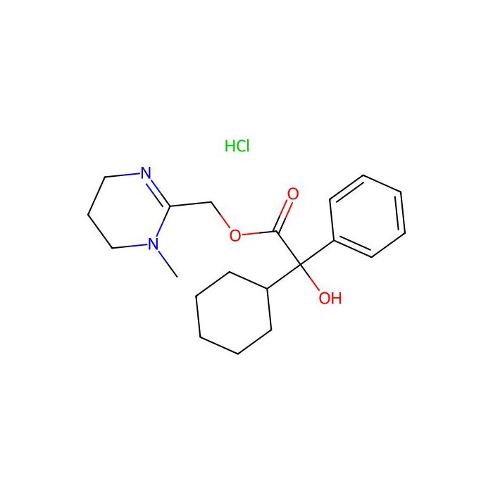 Oxyphencyclimine hydrochloride, 肌卡因乙酰胆碱受体 M1 拮抗剂