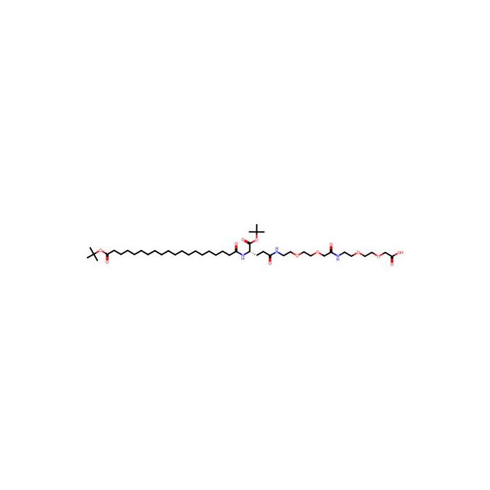 2-(2-{2-[2-(2-{2-[(4S)-5-(tert-butoxy)-4-[20-(tert-butoxy)-20-oxoicosanamido]-5-oxopentanamido]ethoxy}ethoxy)acetamido]ethoxy}ethoxy)acetic acid