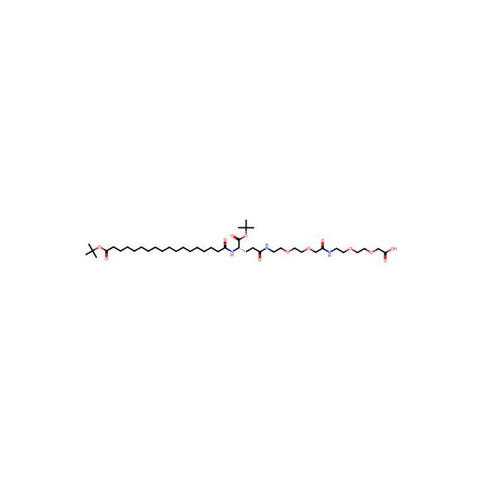 2-[2-[2-[[2-[2-[2-[[(4S)-5-tert-butoxy-4-[(18-tert-butoxy-18-oxo-octadecanoyl)amino]-5-oxo-pentanoyl]amino]ethoxy]ethoxy]acetyl]amino]ethoxy]ethoxy]acetic acid