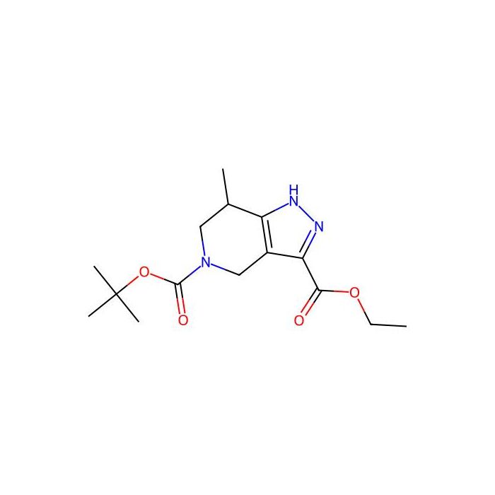 O5-tert-butyl O3-ethyl 7-methyl-2,4,6,7-tetrahydropyrazolo[4,3-c]pyridine-3,5-dicarboxylate