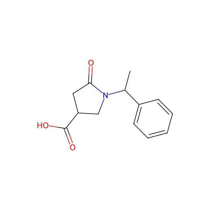 5-氧代-1-(1-苯乙基)吡咯烷-3-羧酸