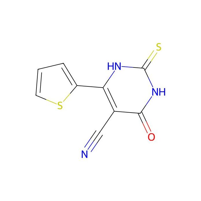 4-氧代-6-(噻吩-2-基)-2-硫代-1，2，3，4-四氢嘧啶-5-腈