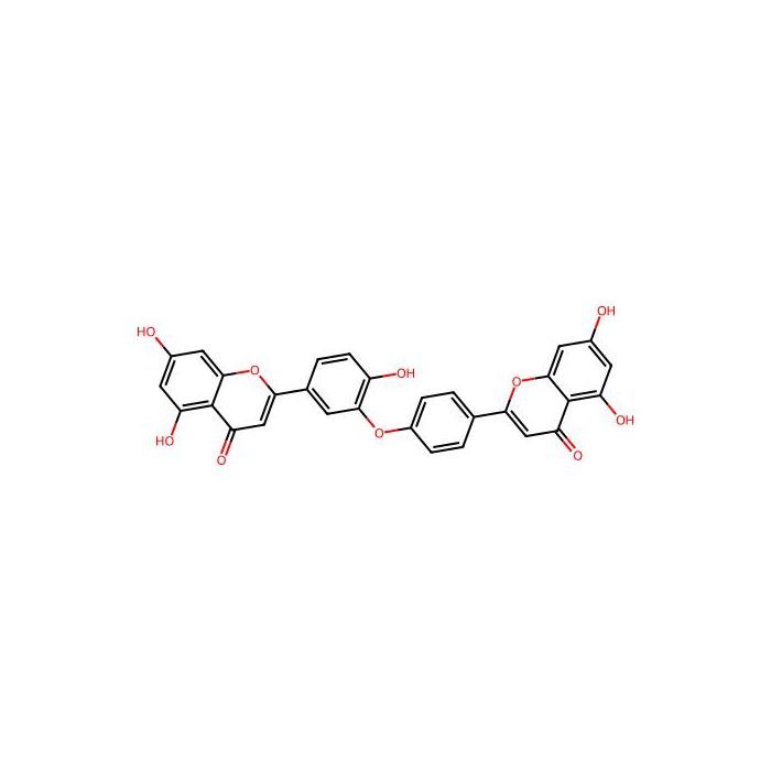 似梨木双黄酮-7-O-Β-D-吡喃葡萄糖苷