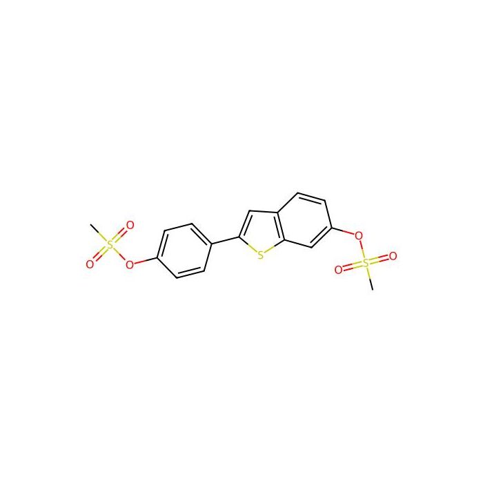 2-[4-[(甲磺酰)氧]苯基]-苯并[b]噻吩-6-醇 6-甲烷磺酸