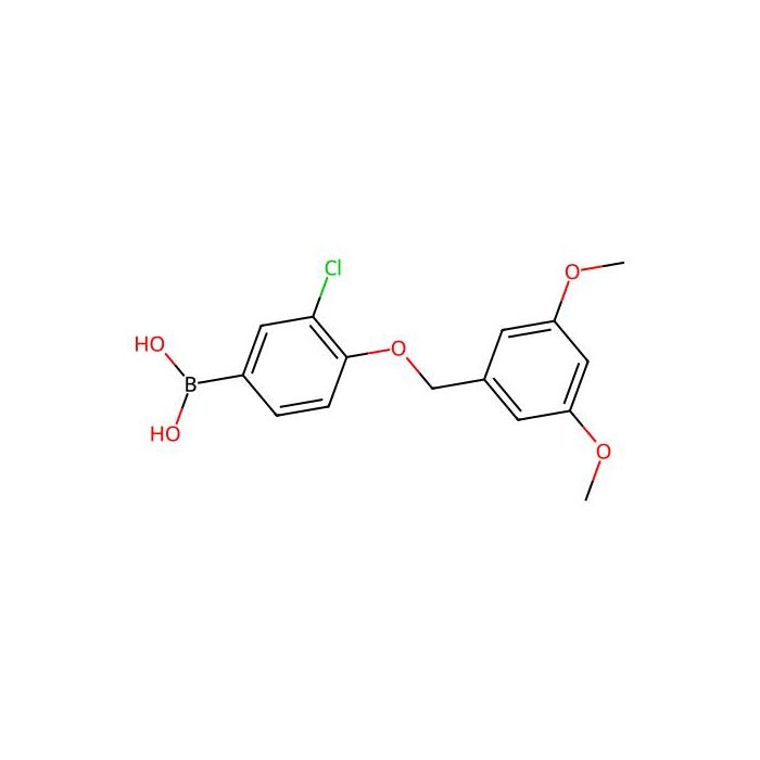 3-氯-4-(3',5'-二甲氧基苄氧基)苯基硼酸 (含不等量酸酐)