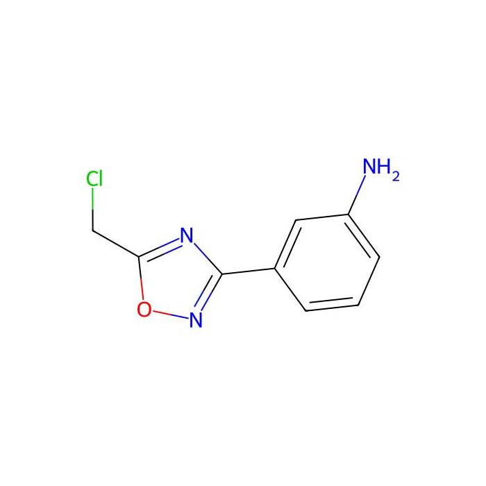 3-(5-(Chloromethyl)-1，2，4-oxadiazol-3-yl)aniline