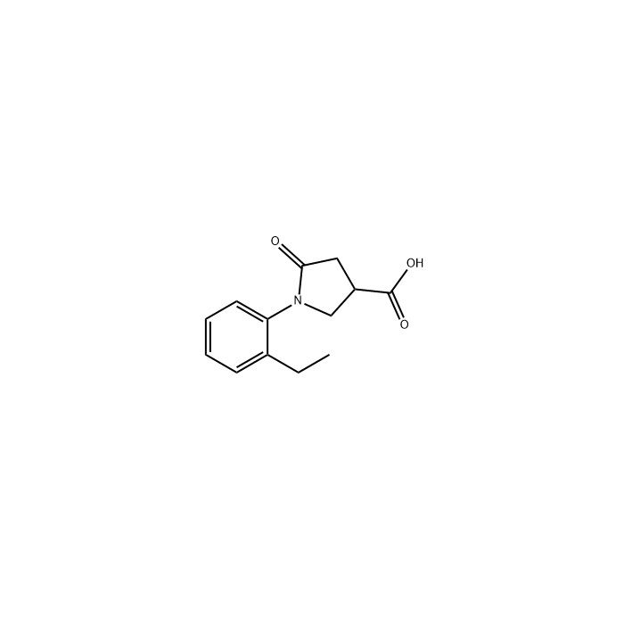 1-(2-乙基苯基)-5-氧代吡咯烷-3-羧酸
