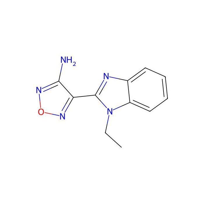 4-(1-乙基-1H-苯并[d]咪唑-2-基)-1，2，5-恶二唑-3-胺