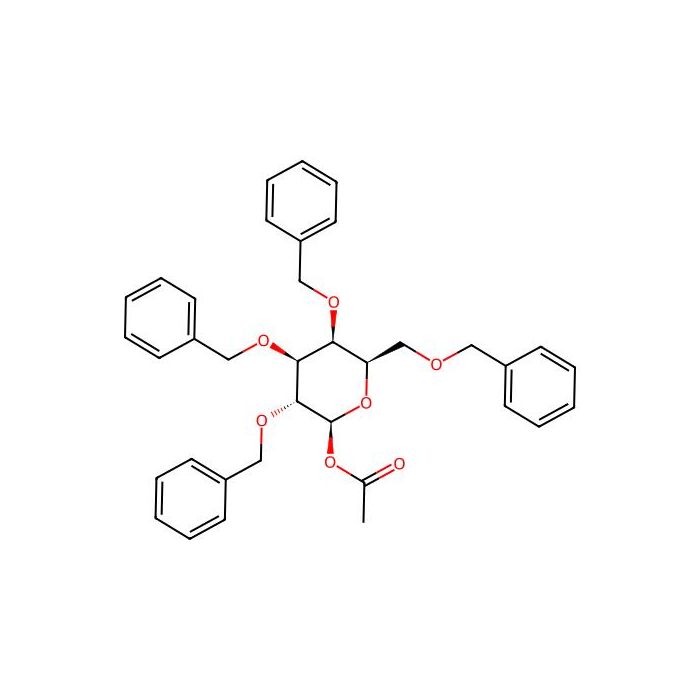 1-O-Acetyl-2,3,4,6-tetra-O-benzyl-b-D-galactopyranose