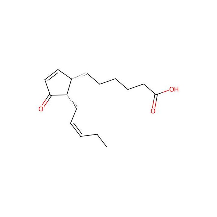 4-Oxo-5S-(2Z)-2-penten-1-yl-2-cyclopentene-1S-hexanoic acid