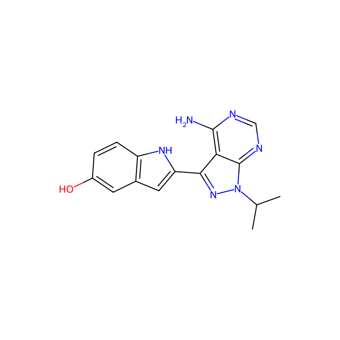 PP242,mTOR抑制剂, 雷帕霉素激酶机制靶点抑制剂；含 PAS 结构域的丝氨酸/苏氨酸激酶抑制剂